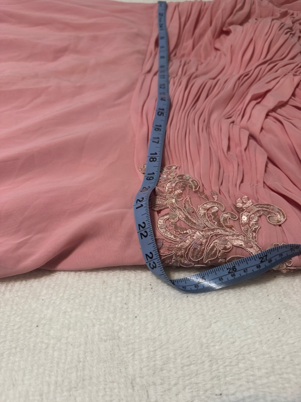 JJs House Blush Long Sleeve V-Neck Maxi Dress - Picture 10 of 12